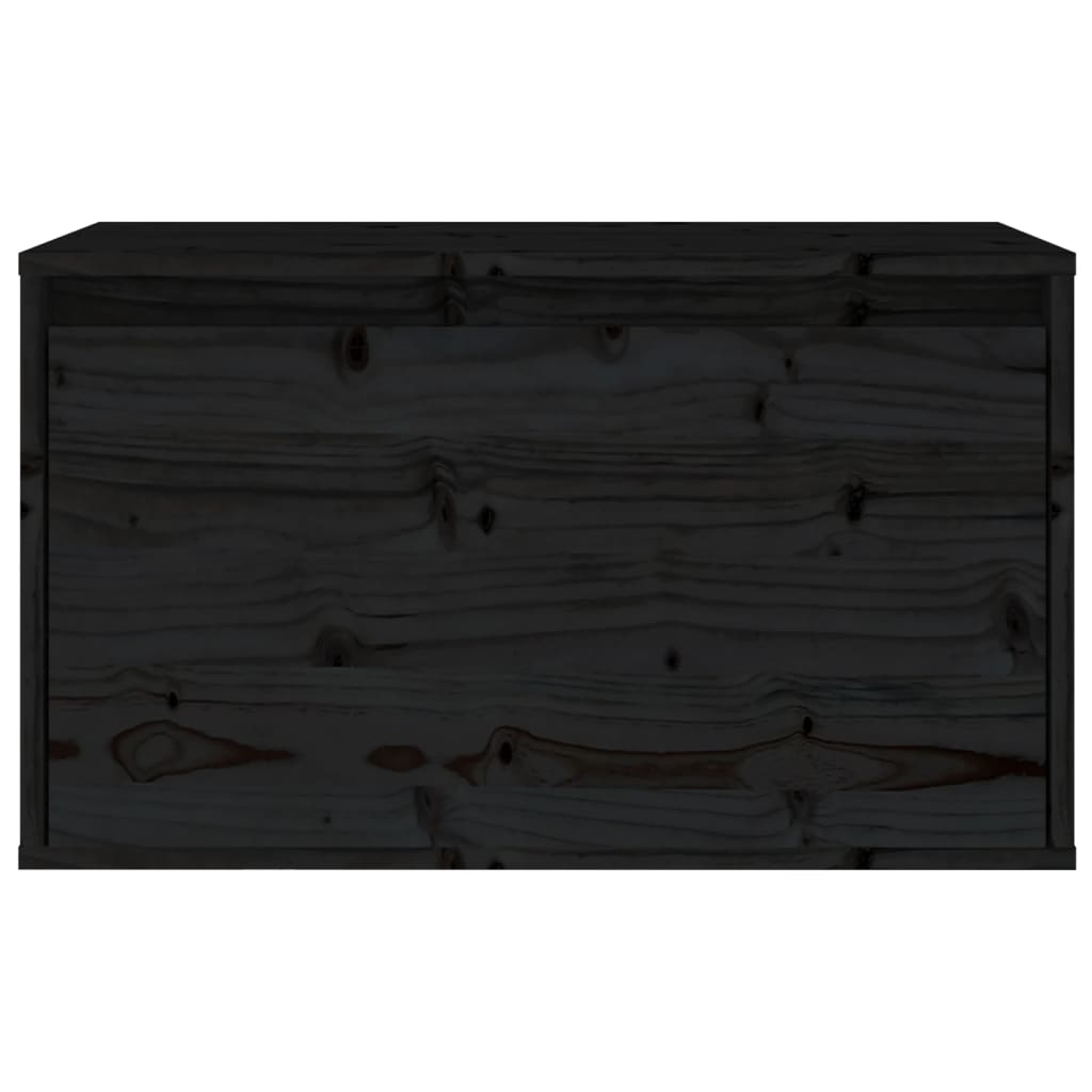 Seinäkaappi musta 60x30x35 cm täysi mänty - Sisustajankoti.fi