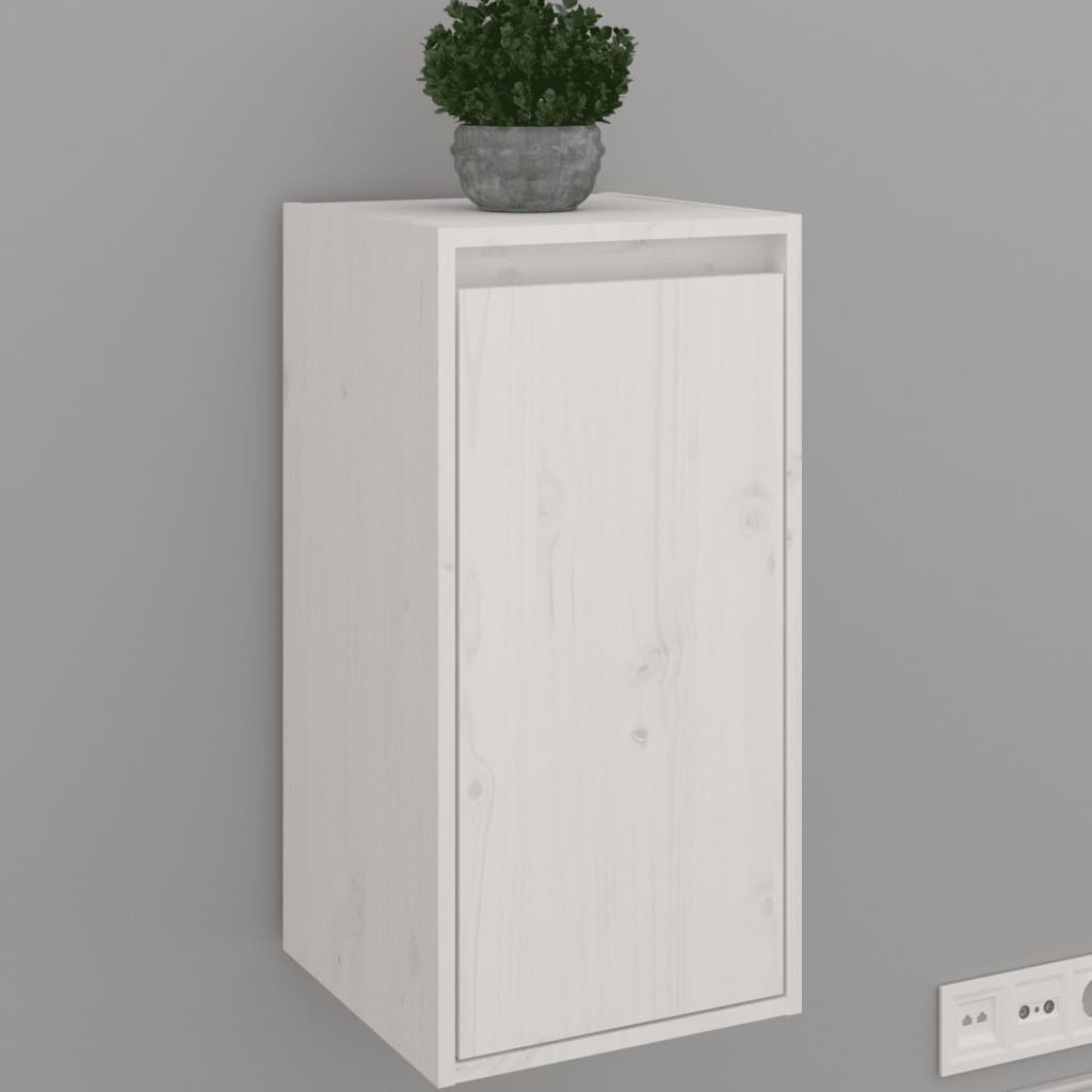Seinäkaapit 2 kpl valkoinen 30x30x60 cm täysi mänty - Sisustajankoti.fi