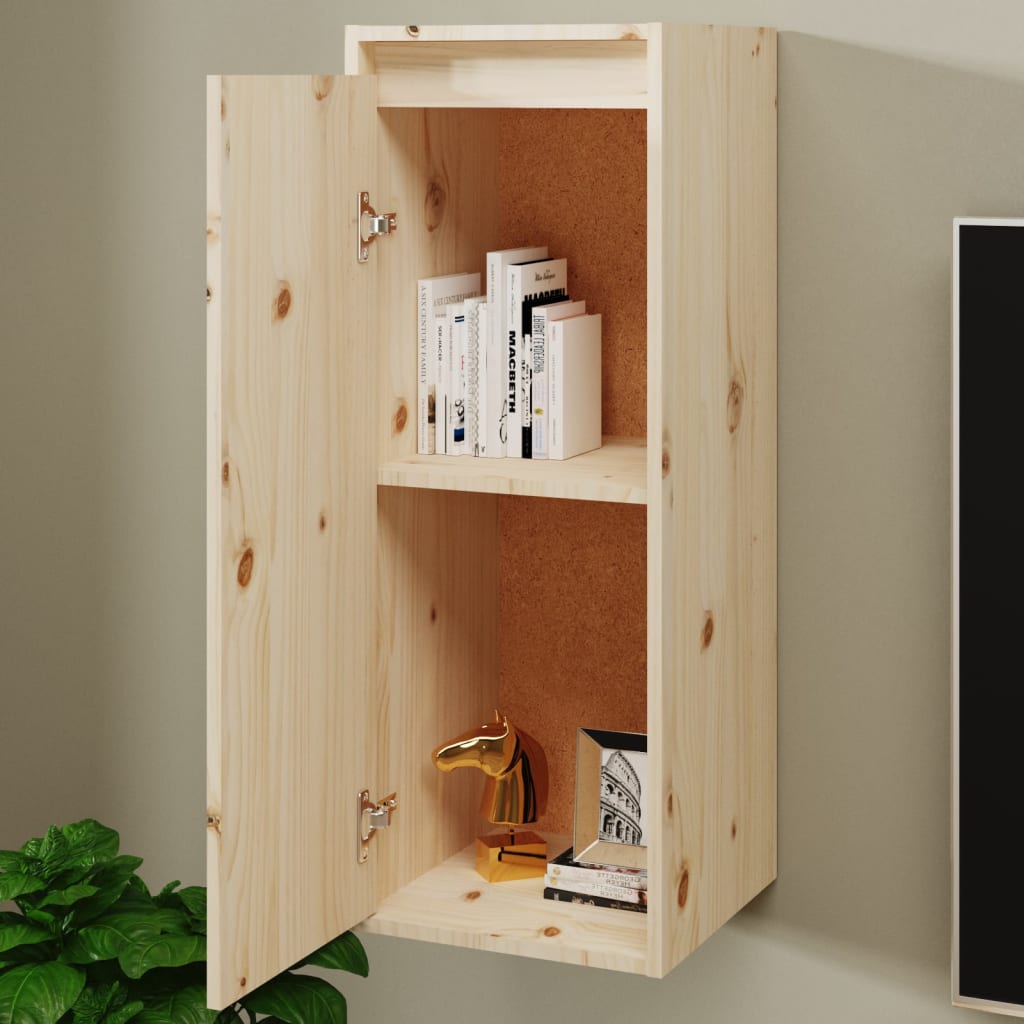 Seinäkaapit 2 kpl 30x30x80 cm täysi mänty - Sisustajankoti.fi
