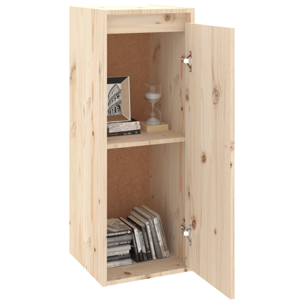 Seinäkaapit 2 kpl 30x30x80 cm täysi mänty - Sisustajankoti.fi