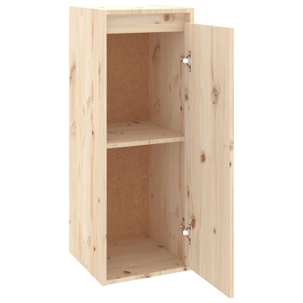 Seinäkaapit 2 kpl 30x30x80 cm täysi mänty - Sisustajankoti.fi