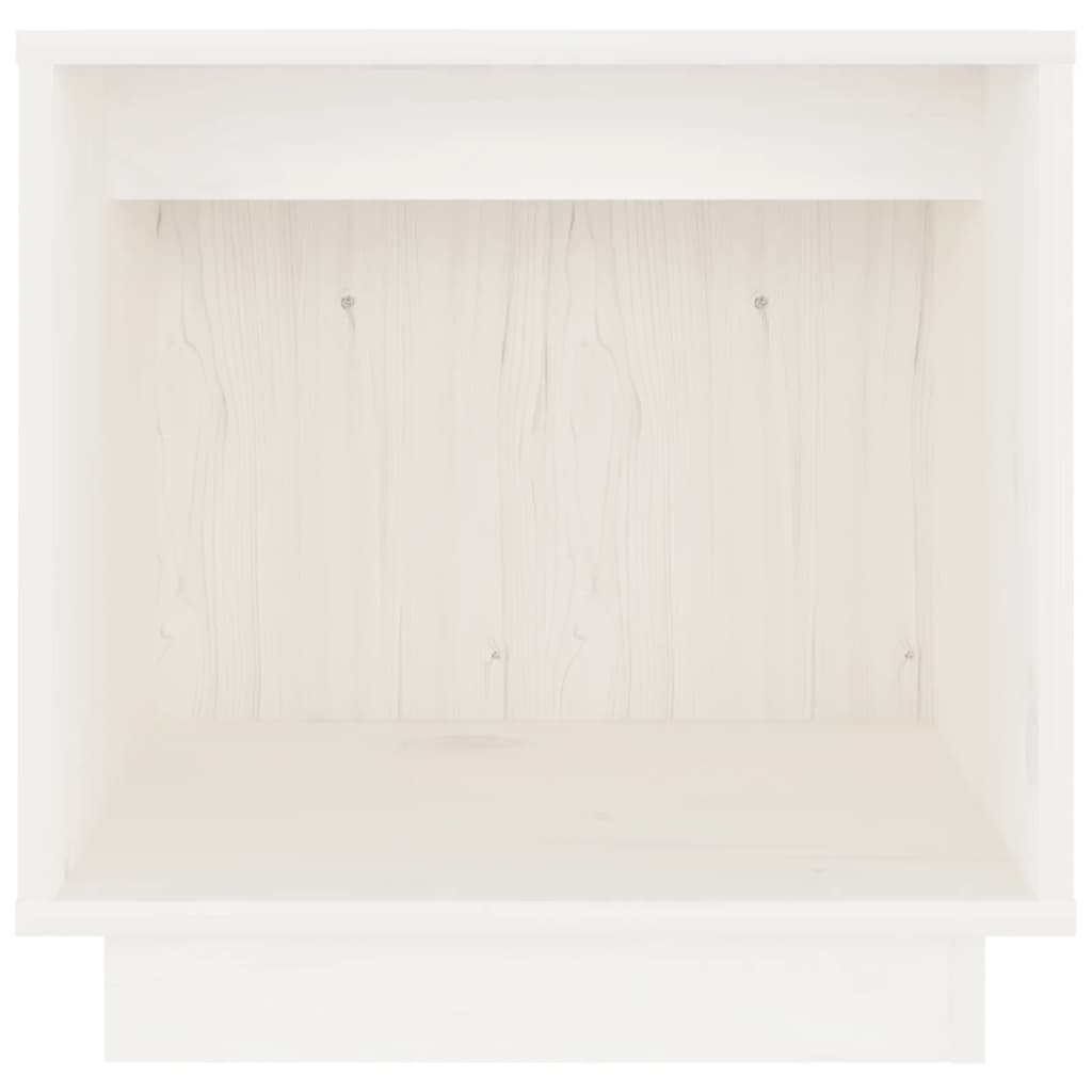 Yöpöydät 2 kpl valkoinen 40x30x40 cm täysi mänty - Sisustajankoti.fi