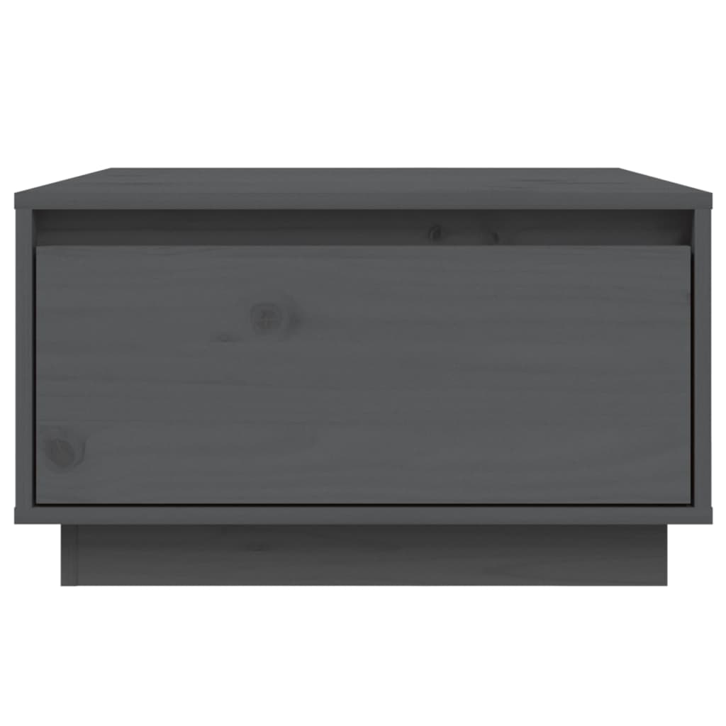 Sohvapöytä harmaa 55x56x32 cm täysi mänty - Sisustajankoti.fi