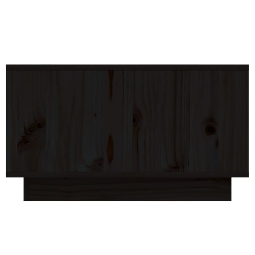 Sohvapöytä musta 55x56x32 cm täysi mänty - Sisustajankoti.fi