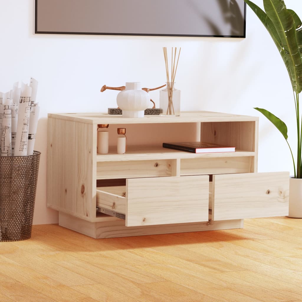TV-taso 60x35x37 cm täysi mänty - Sisustajankoti.fi