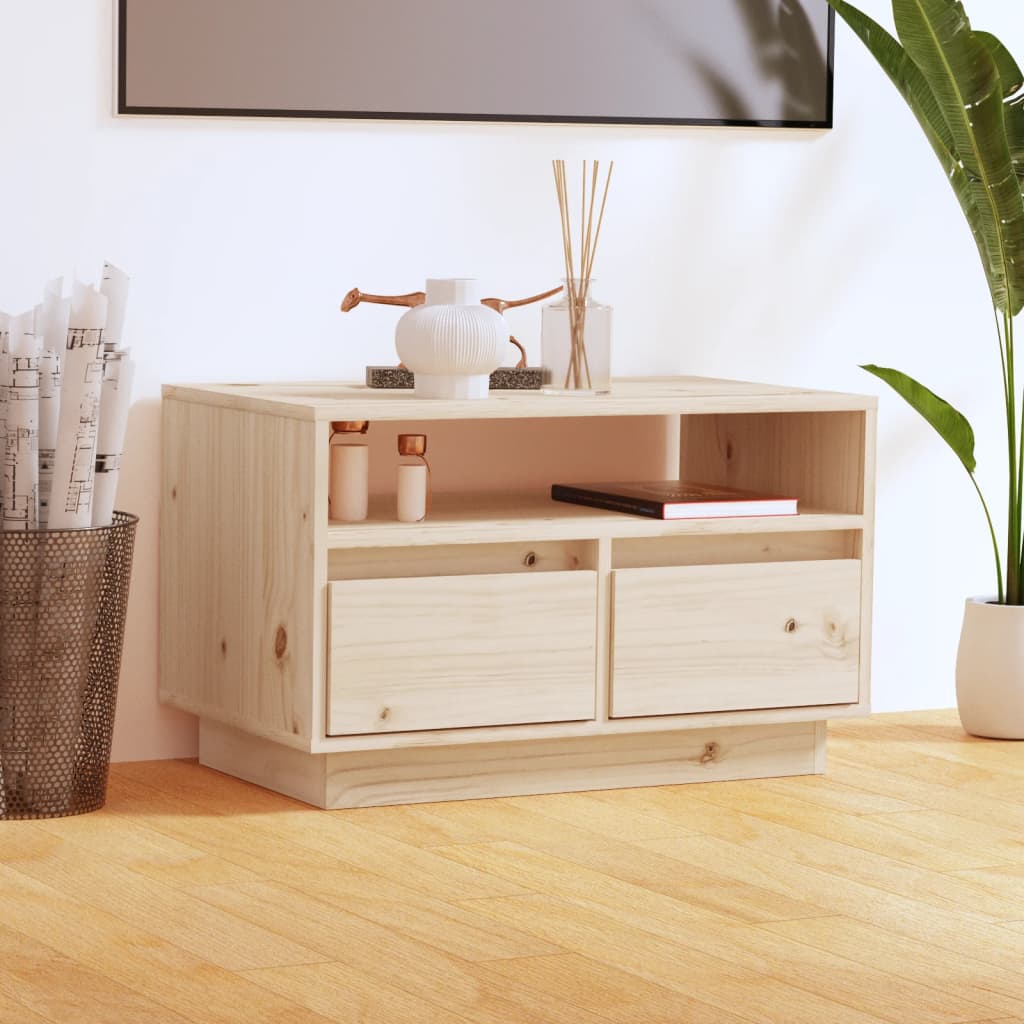 TV-taso 60x35x37 cm täysi mänty - Sisustajankoti.fi