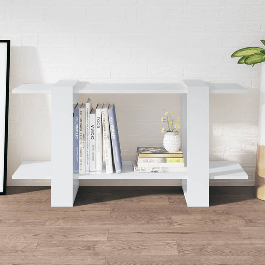 Kirjahylly valkoinen 100x30x51 cm tekninen puu - Sisustajankoti.fi