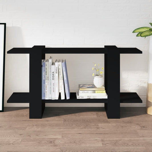 Kirjahylly musta 100x30x51 cm tekninen puu - Sisustajankoti.fi