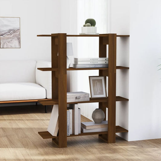 Kirjahylly/tilanjakaja ruskea tammi 100x30x123,5 cm - Sisustajankoti.fi
