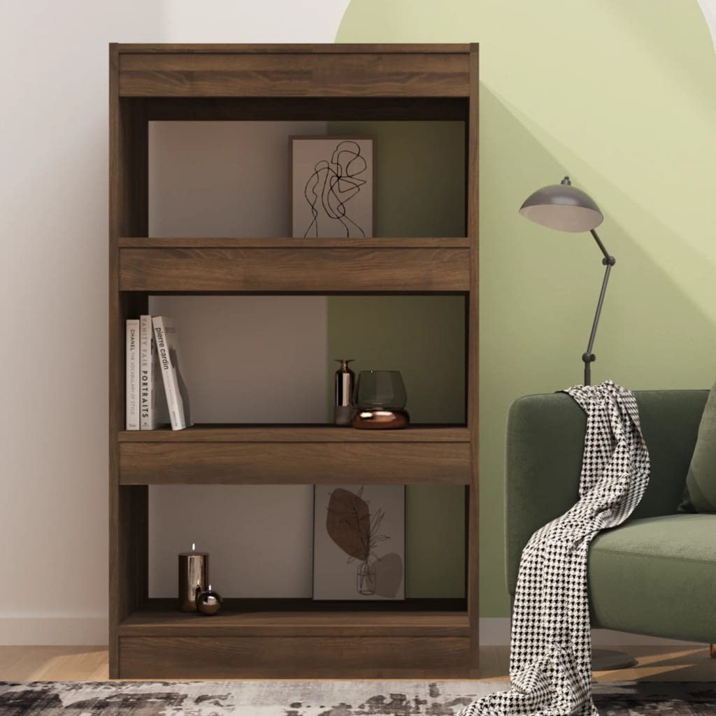 Kirjahylly/tilanjakaja ruskea tammi 60x30x103 cm - Sisustajankoti.fi