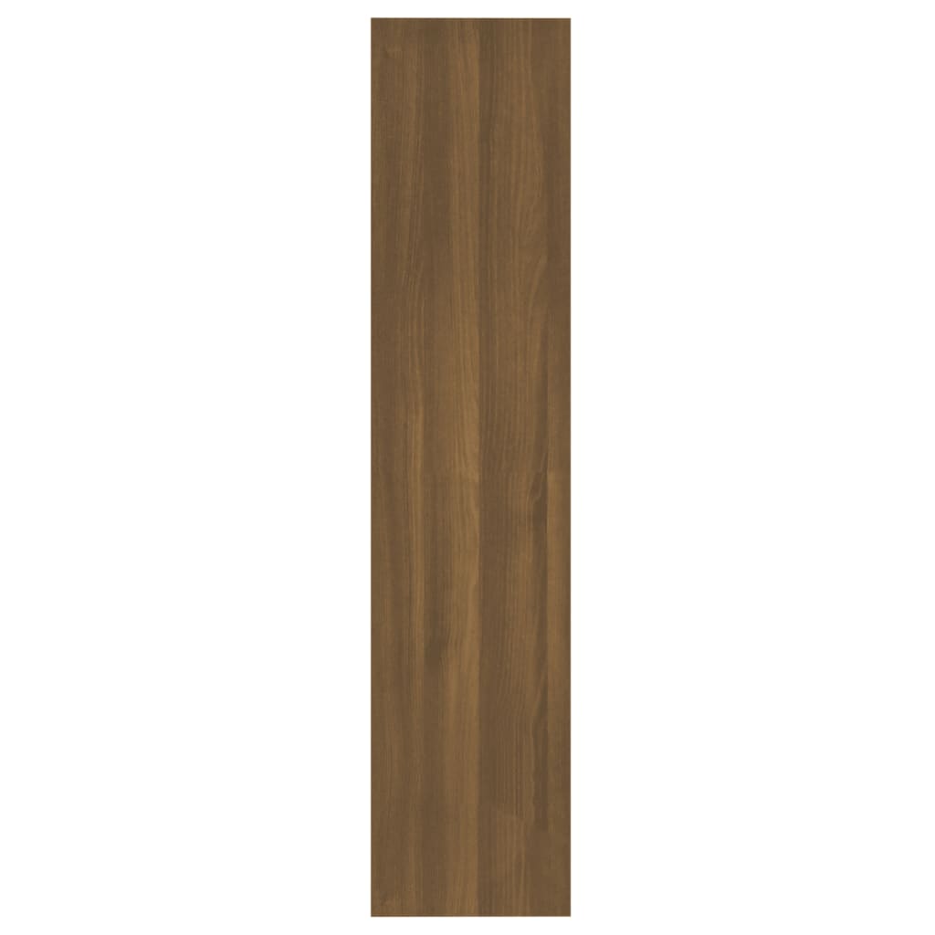 Kirjahylly/tilanjakaja ruskea tammi 60x30x135 cm tekninen puu - Sisustajankoti.fi