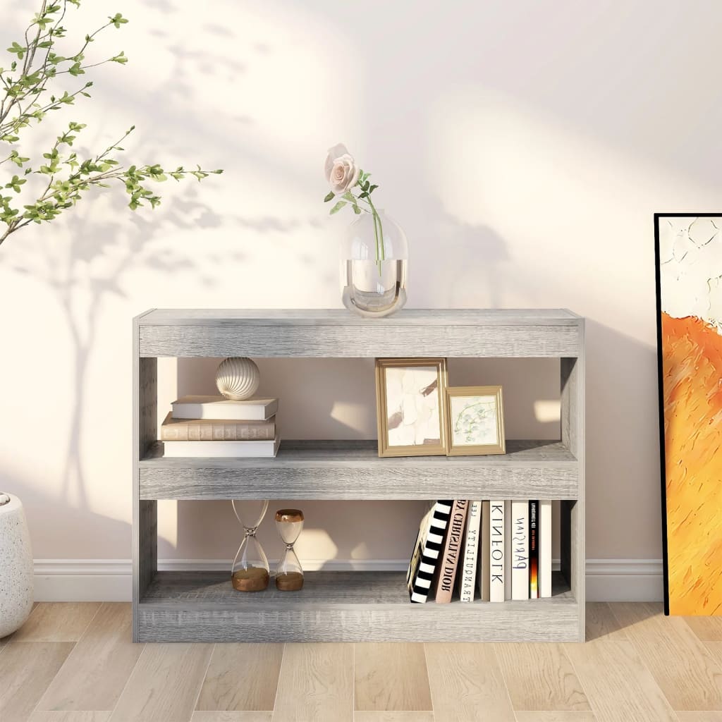 Kirjahylly/tilanjakaja harmaa Sonoma 100x30x72 cm - Sisustajankoti.fi