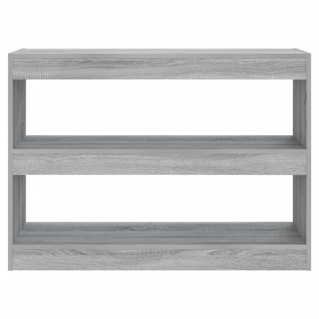 Kirjahylly/tilanjakaja harmaa Sonoma 100x30x72 cm - Sisustajankoti.fi