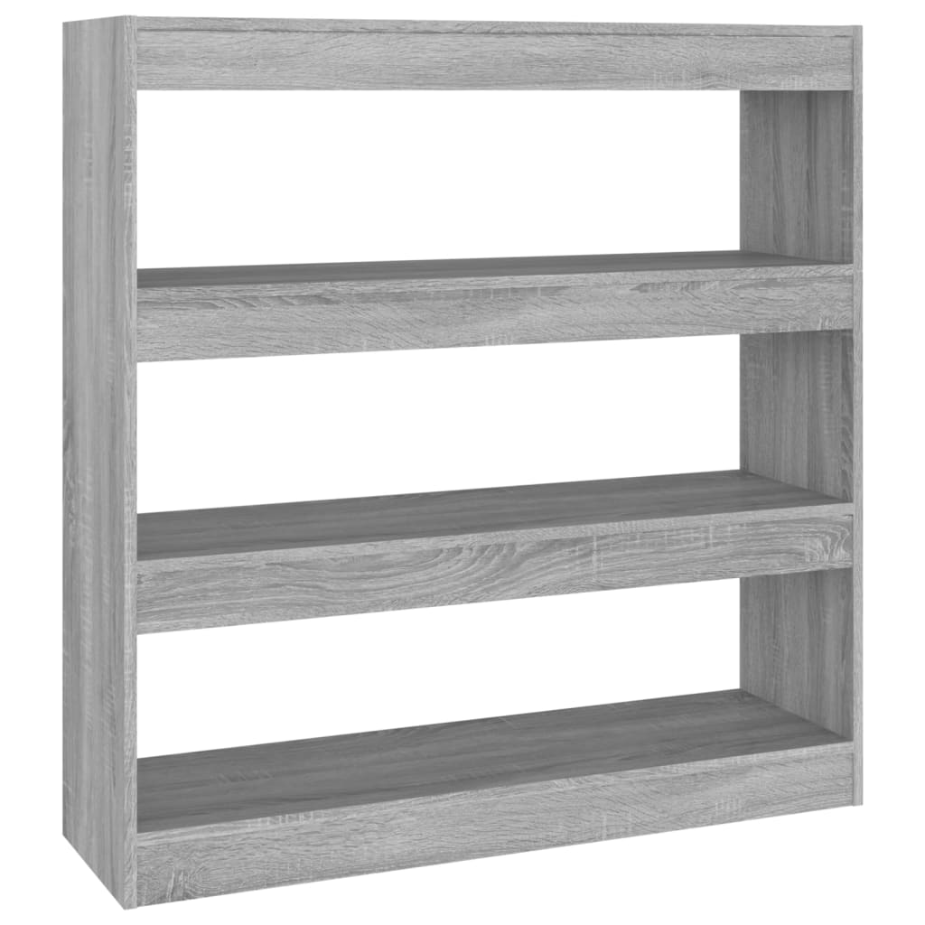 Kirjahylly/tilanjakaja harmaa Sonoma 100x30x103 cm - Sisustajankoti.fi