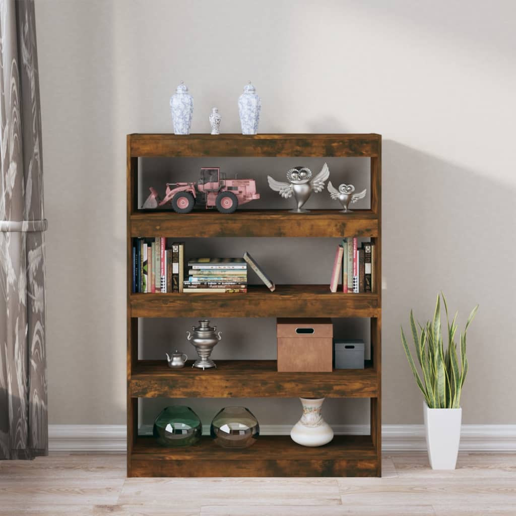 Kirjahylly/tilanjakaja savutammi 100x30x135 cm - Sisustajankoti.fi