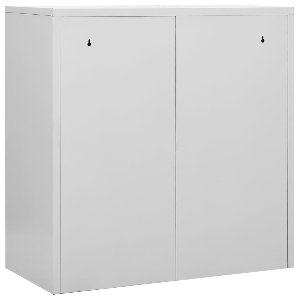 Pukukaapit 2 kpl vaaleanharmaa ja sininen 90x45x92,5 cm teräs - Sisustajankoti.fi