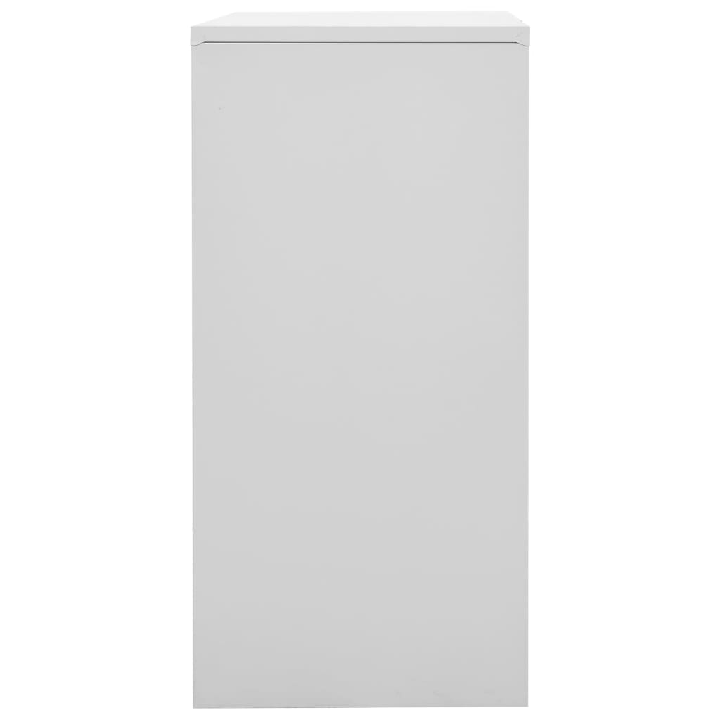 Pukukaapit 5 kpl vaaleanharmaa ja vihreä 90x45x92,5 cm teräs - Sisustajankoti.fi