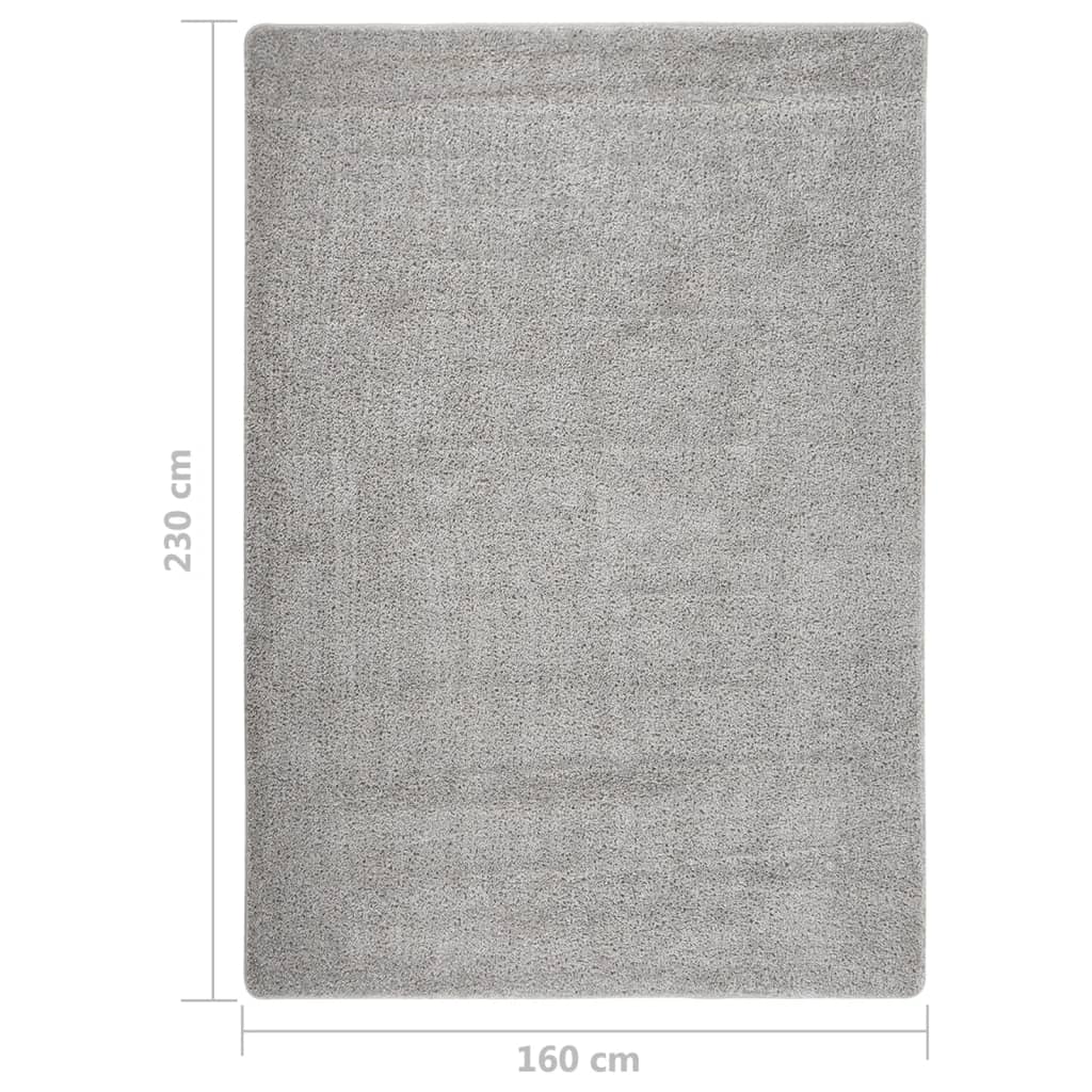 Pörrömatto vaaleanharmaa 160x230 cm liukumaton - Sisustajankoti.fi