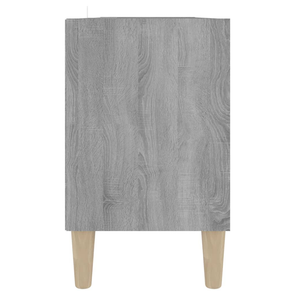 TV-taso täyspuiset jalat harmaa Sonoma 103,5x30x50 cm - Sisustajankoti.fi