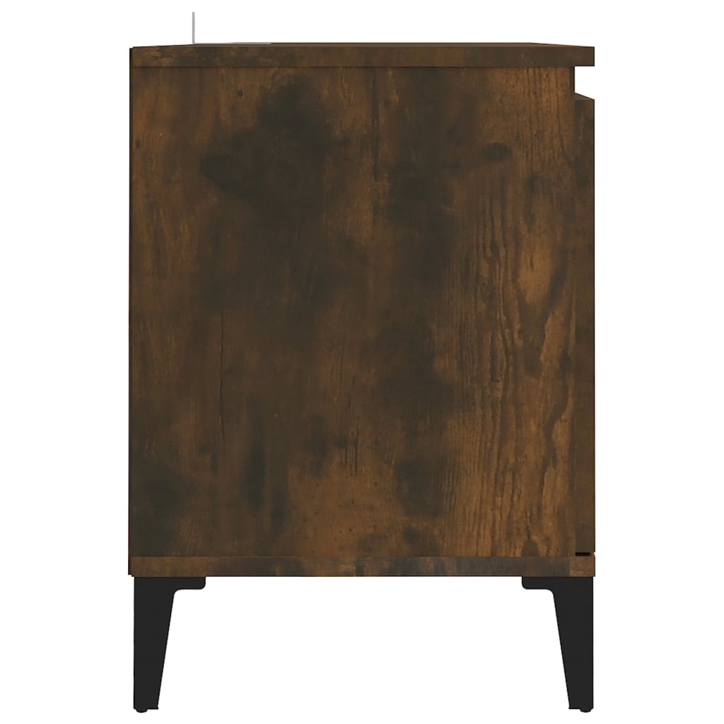 TV-taso metallijaloilla savutammi 103,5x35x50 cm - Sisustajankoti.fi