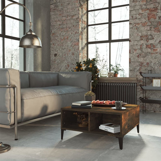 Sohvapöytä savutammi 60x60x30 cm - Sisustajankoti.fi