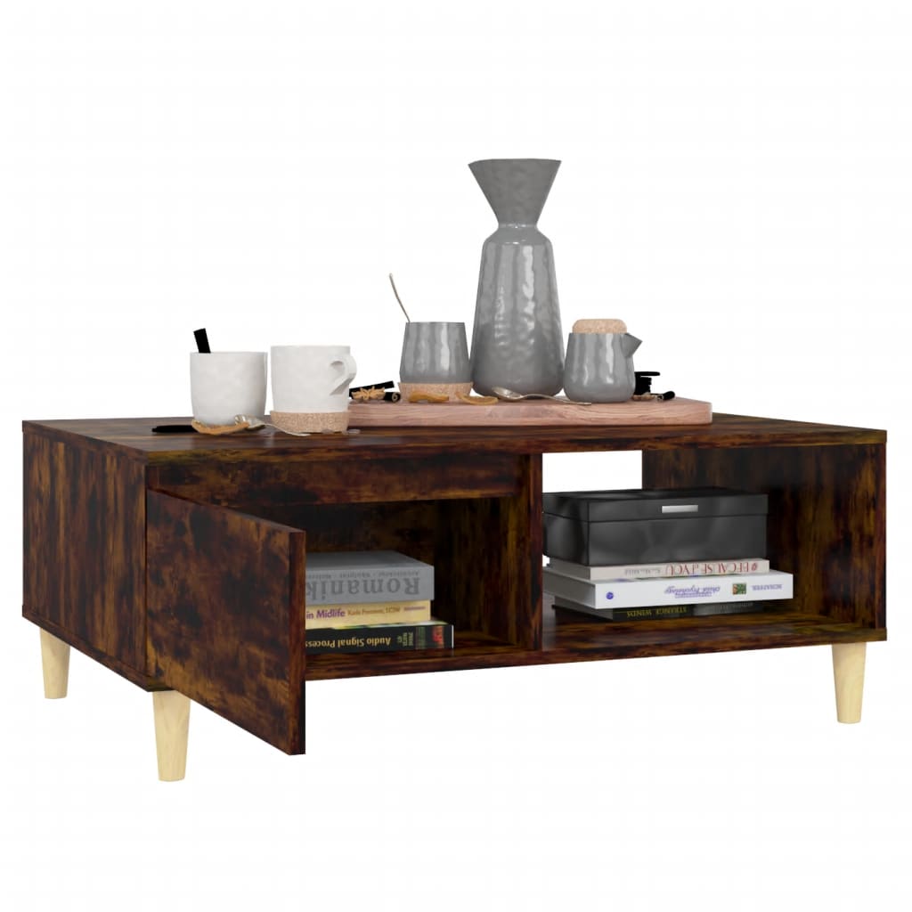 Sohvapöytä savutammi 90x60x35 cm - Sisustajankoti.fi