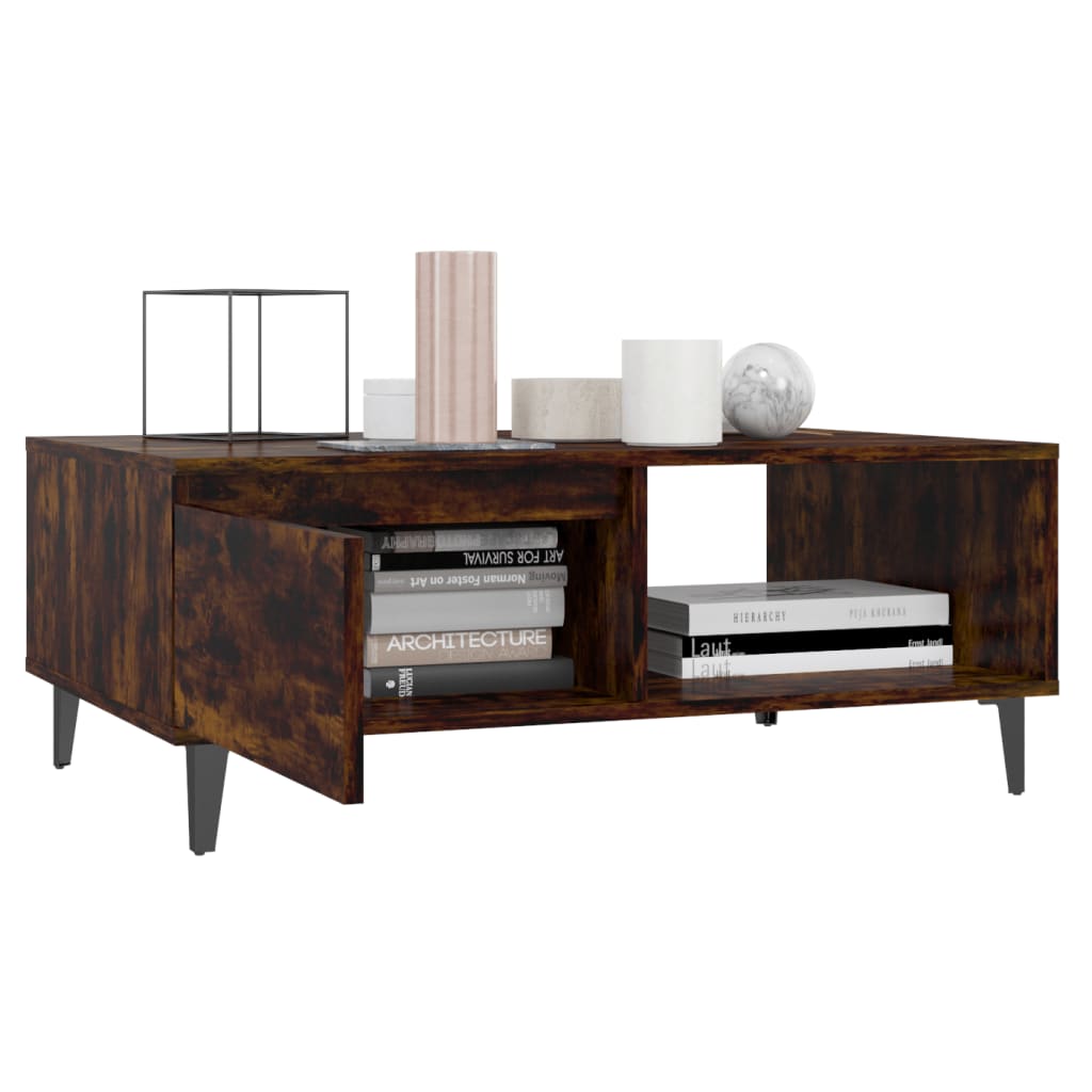 Sohvapöytä savutammi 90x60x35 cm - Sisustajankoti.fi