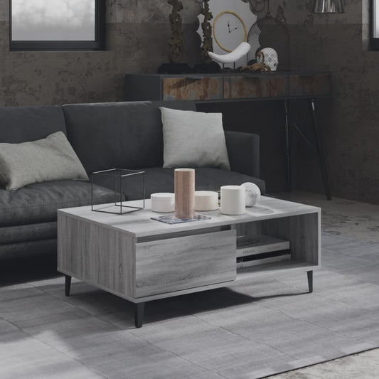 Sohvapöytä harmaa Sonoma 90x60x35 cm - Sisustajankoti.fi