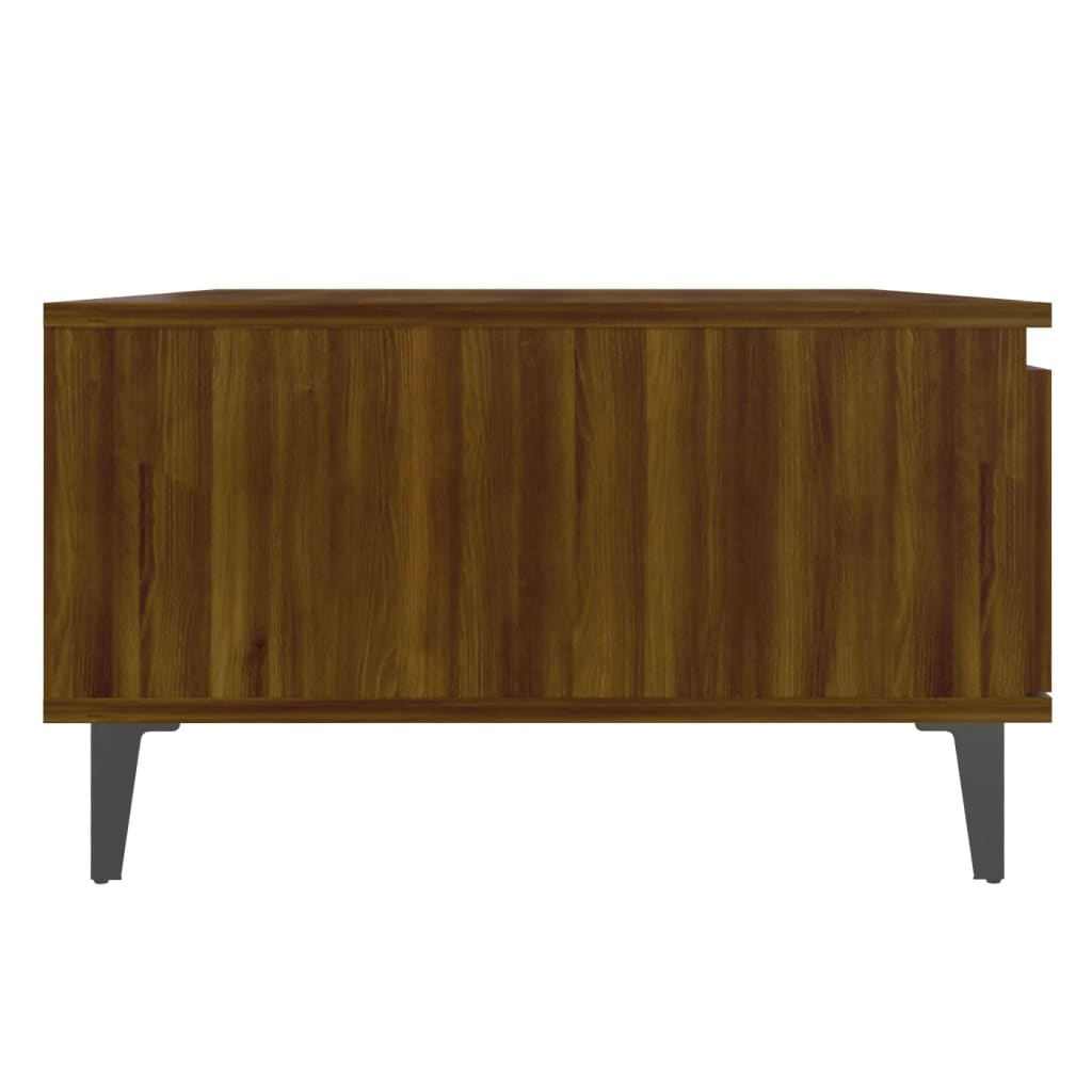 Sohvapöytä ruskea tammi 90x60x35 cm - Sisustajankoti.fi