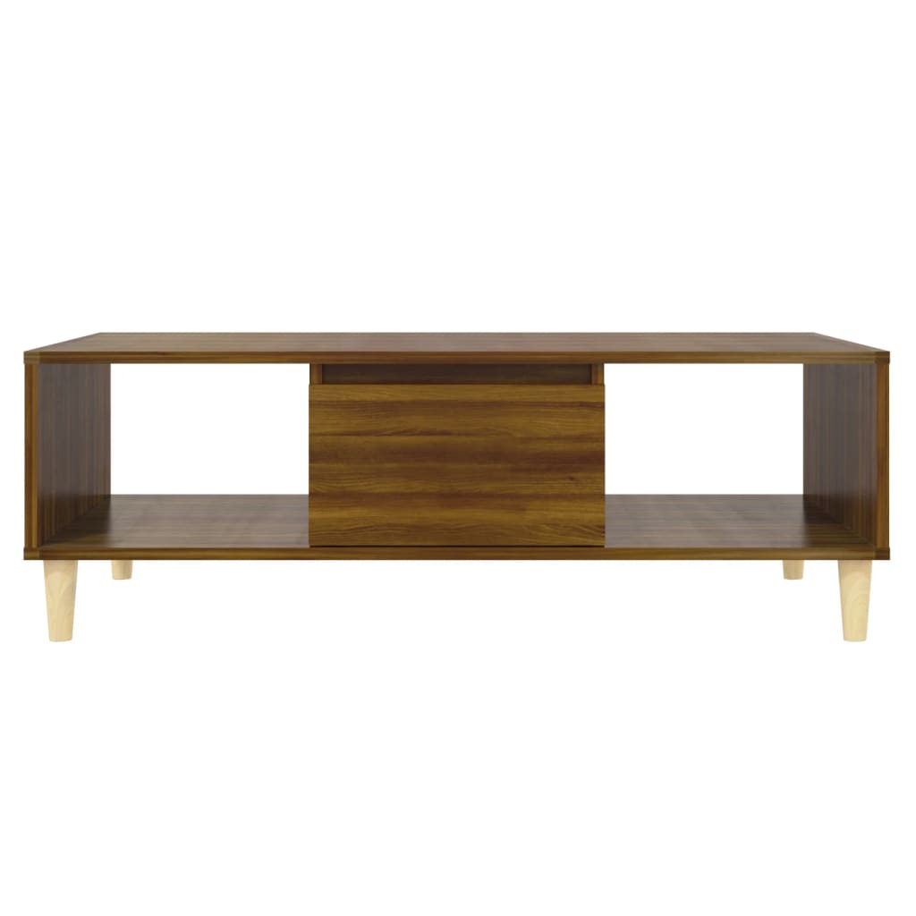 Sohvapöytä ruskea tammi 103,5x60x35 cm - Sisustajankoti.fi