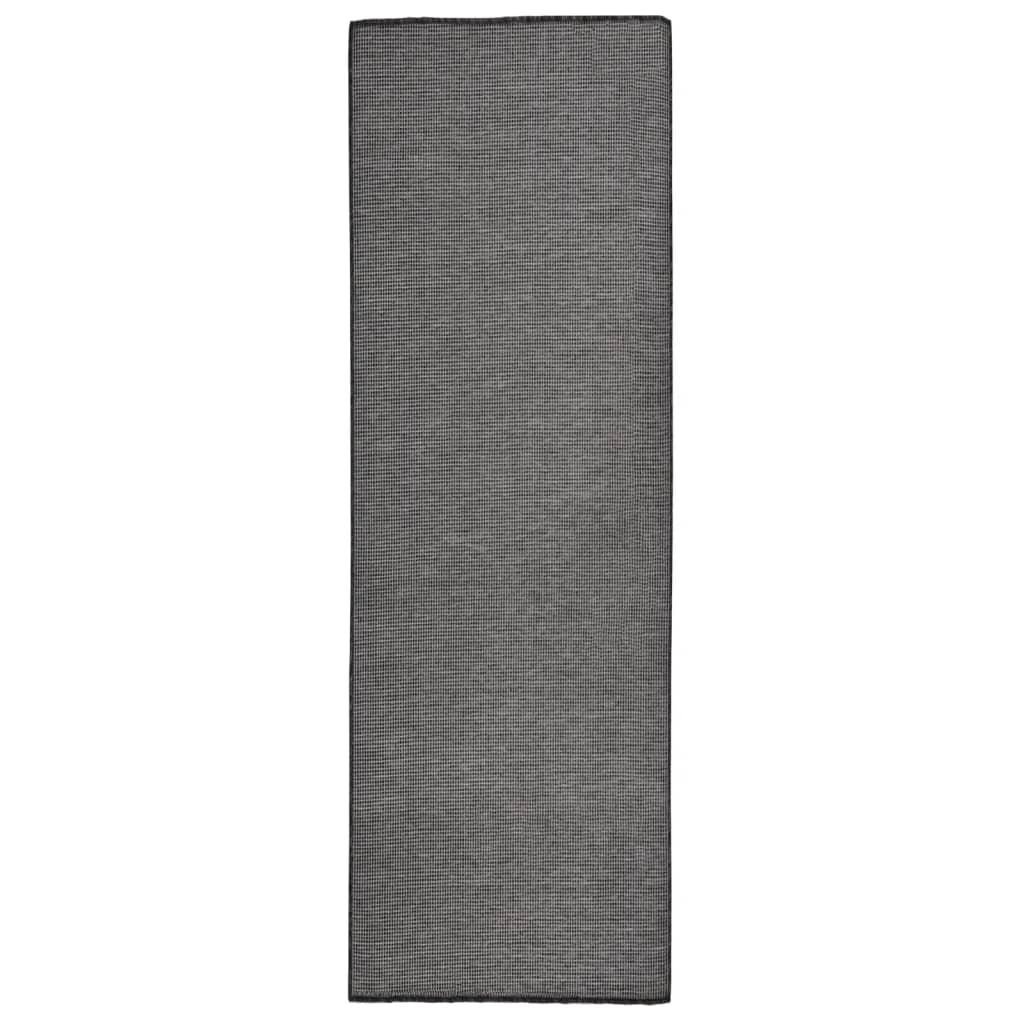 Ulkomatto Flatweave 80x250 cm harmaa - Sisustajankoti.fi