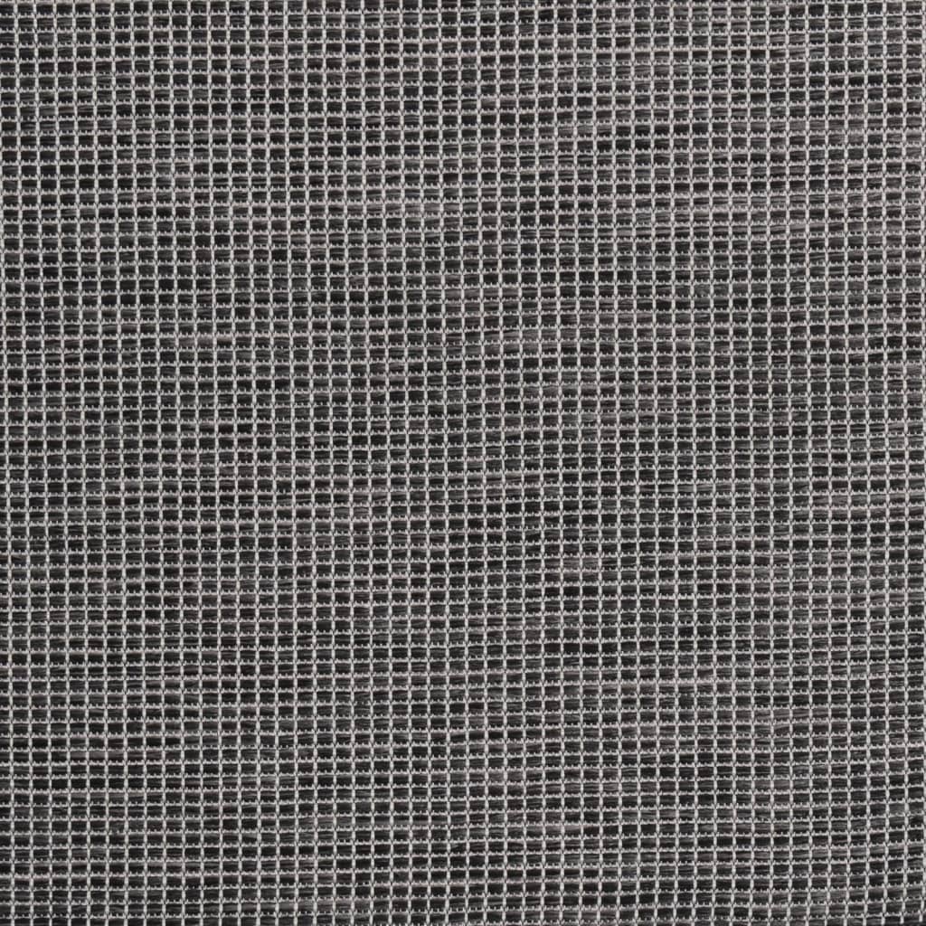 Ulkomatto Flatweave 80x250 cm harmaa - Sisustajankoti.fi