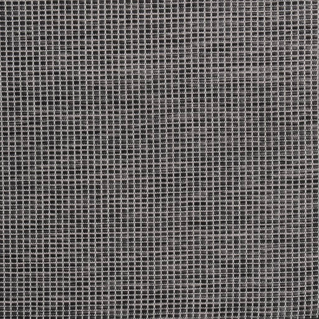 Ulkomatto Flatweave 200x280 cm harmaa - Sisustajankoti.fi