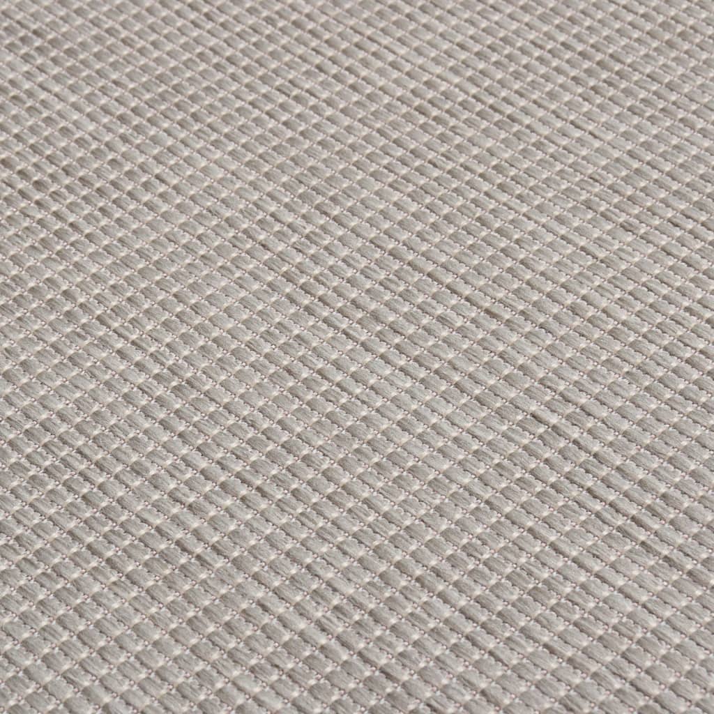 Ulkomatto Flatweave 120x170 cm harmaanruskea - Sisustajankoti.fi