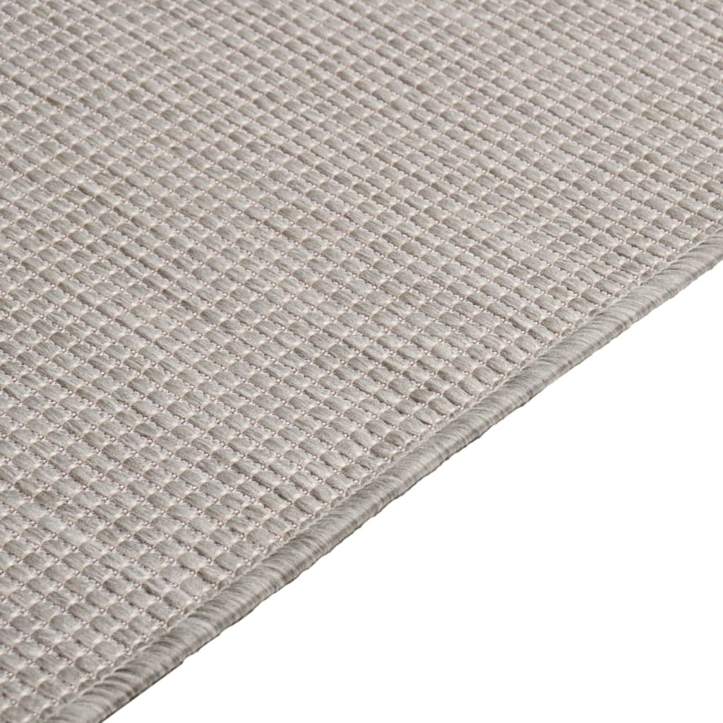 Ulkomatto Flatweave 140x200 cm harmaanruskea - Sisustajankoti.fi