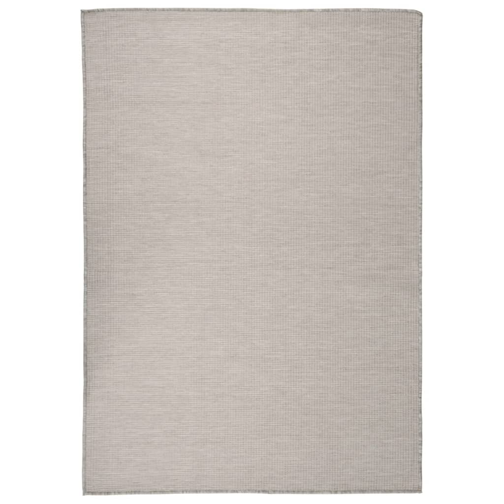 Ulkomatto Flatweave 160x230 cm harmaanruskea - Sisustajankoti.fi