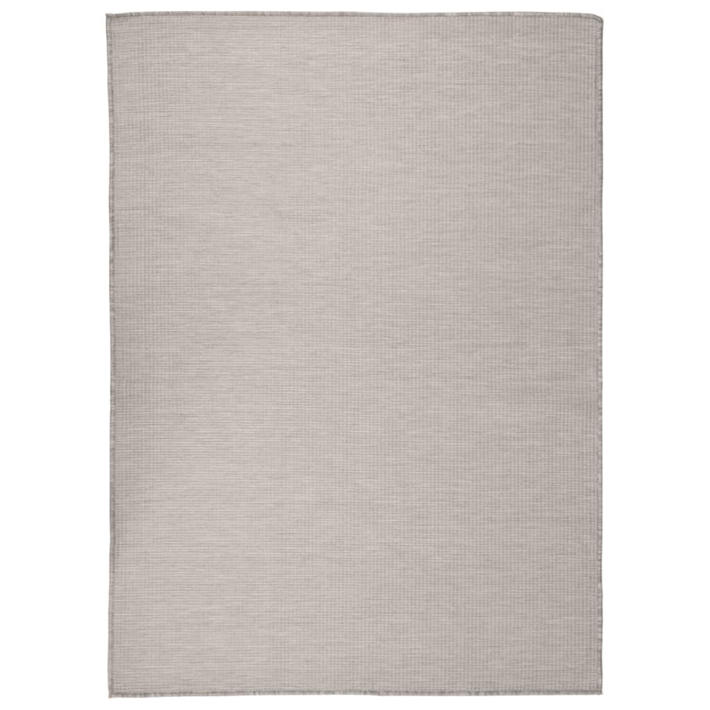 Ulkomatto Flatweave 200x280 cm harmaanruskea - Sisustajankoti.fi