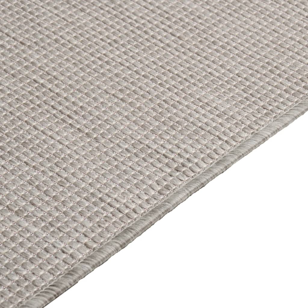 Ulkomatto Flatweave 200x280 cm harmaanruskea - Sisustajankoti.fi