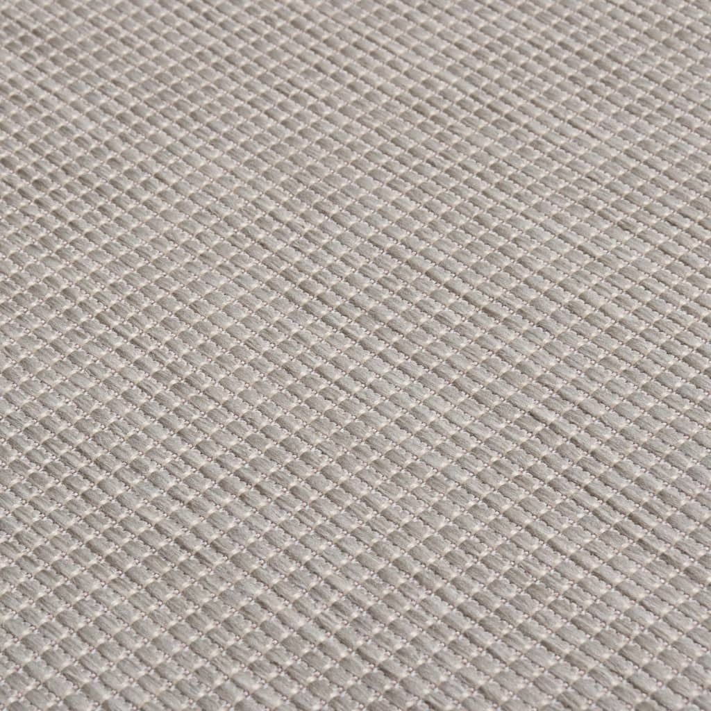 Ulkomatto Flatweave 200x280 cm harmaanruskea - Sisustajankoti.fi