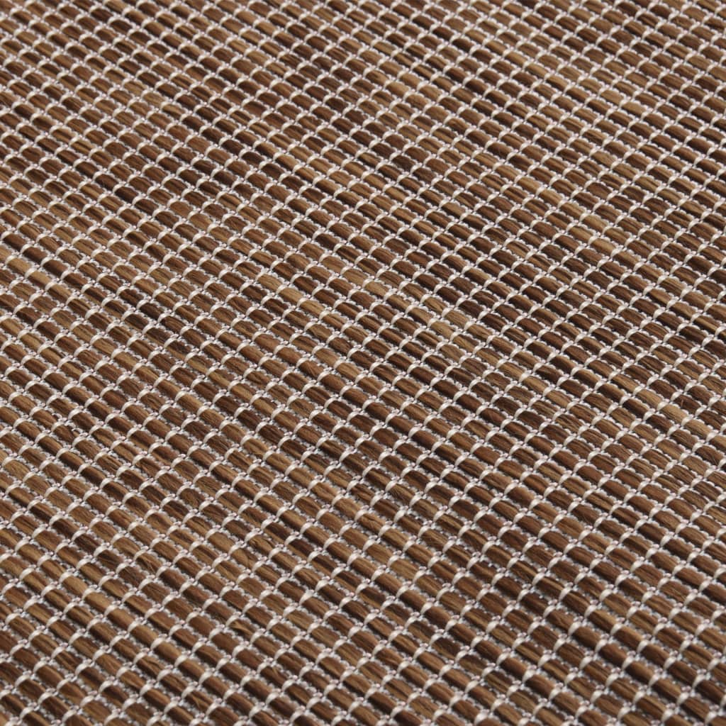 Ulkomatto Flatweave 120x170 cm ruskea - Sisustajankoti.fi