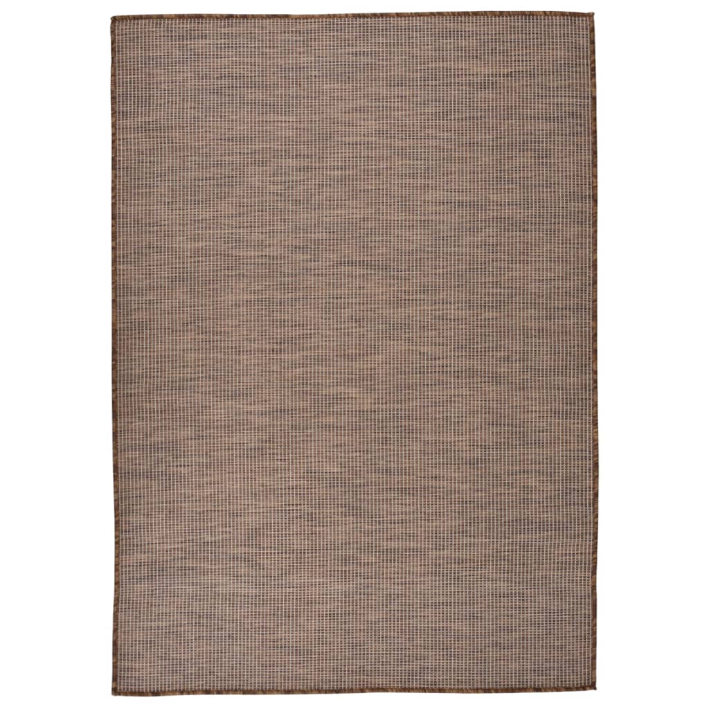 Ulkomatto Flatweave 140x200 cm ruskea - Sisustajankoti.fi