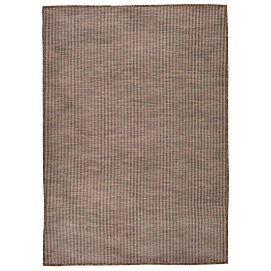 Ulkomatto Flatweave 140x200 cm ruskea - Sisustajankoti.fi