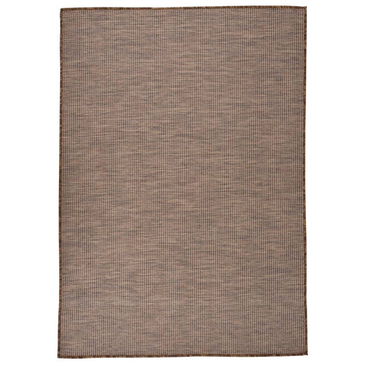 Ulkomatto Flatweave 160x230 cm ruskea - Sisustajankoti.fi