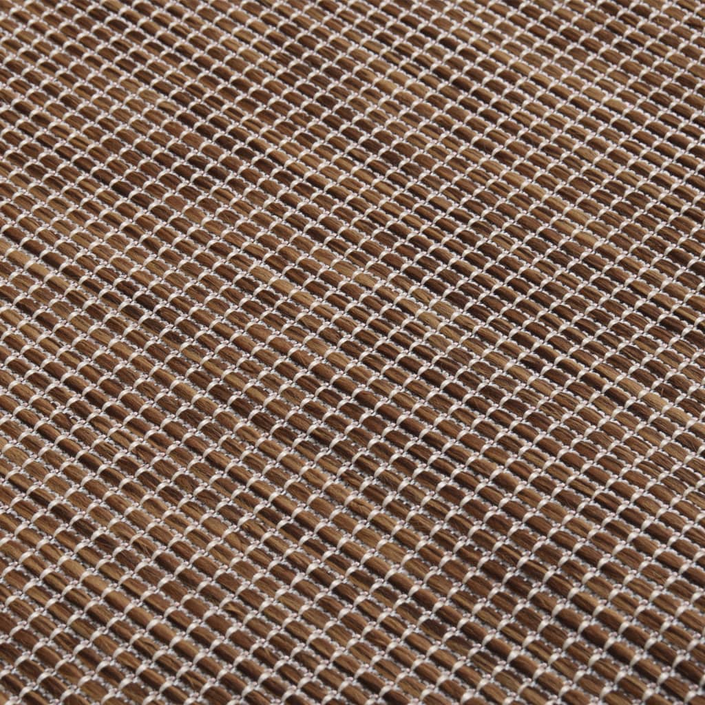 Ulkomatto Flatweave 200x280 cm ruskea - Sisustajankoti.fi