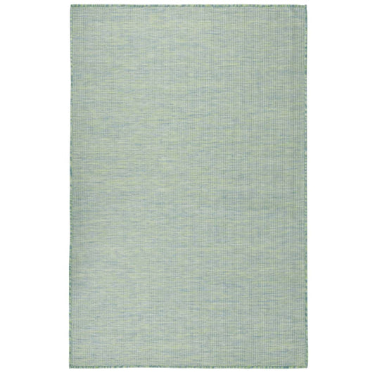 Ulkomatto Flatweave 100x200 cm turkoosi - Sisustajankoti.fi