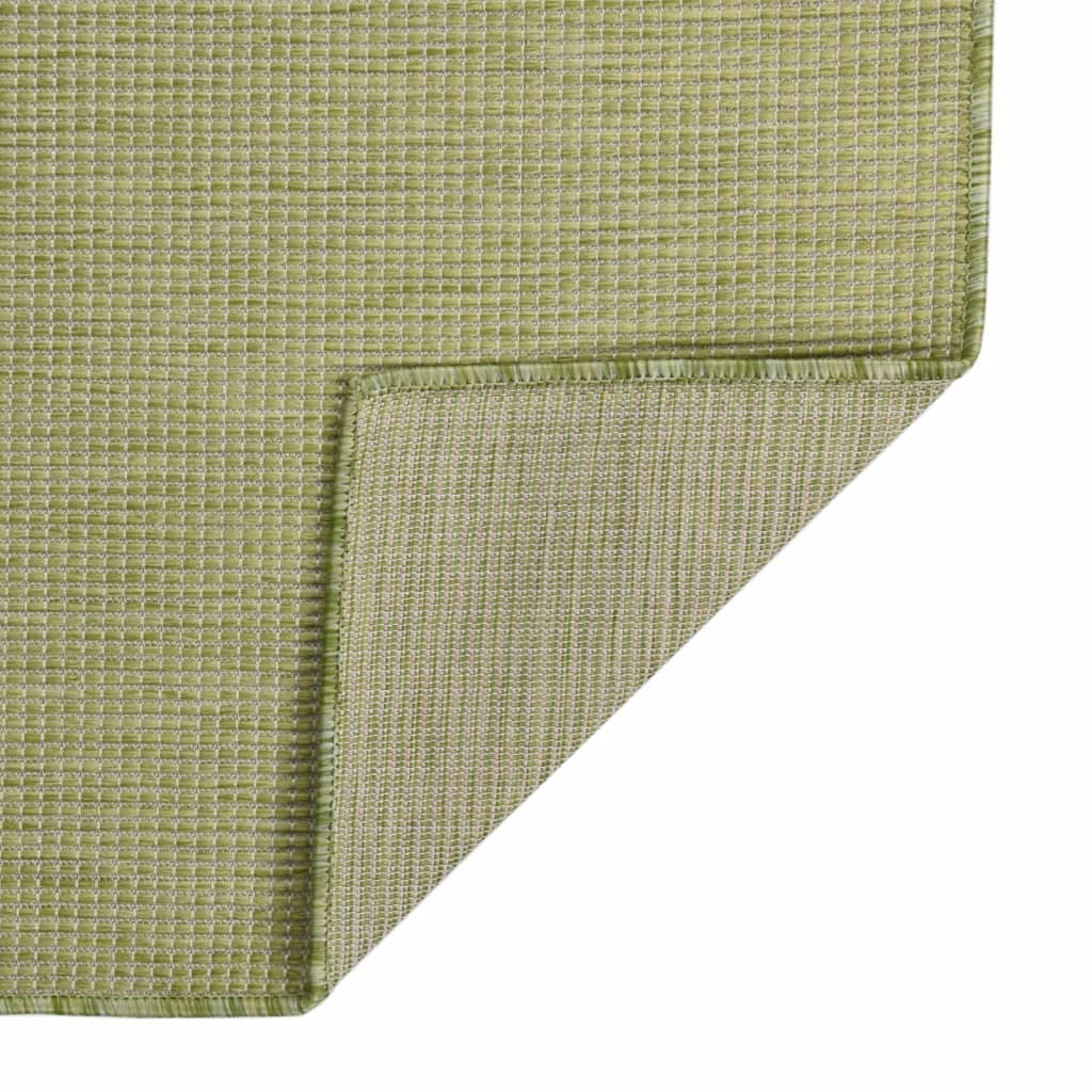 Ulkomatto flatweave 120x170 cm vihreä - Sisustajankoti.fi