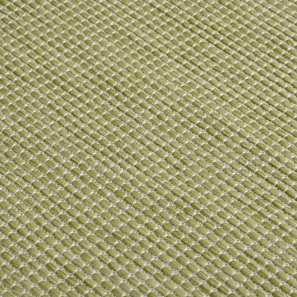 Ulkomatto Flatweave 160x230 cm vihreä - Sisustajankoti.fi