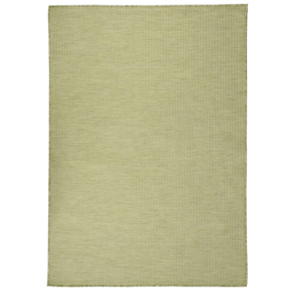 Ulkomatto Flatweave 200x280 cm vihreä - Sisustajankoti.fi