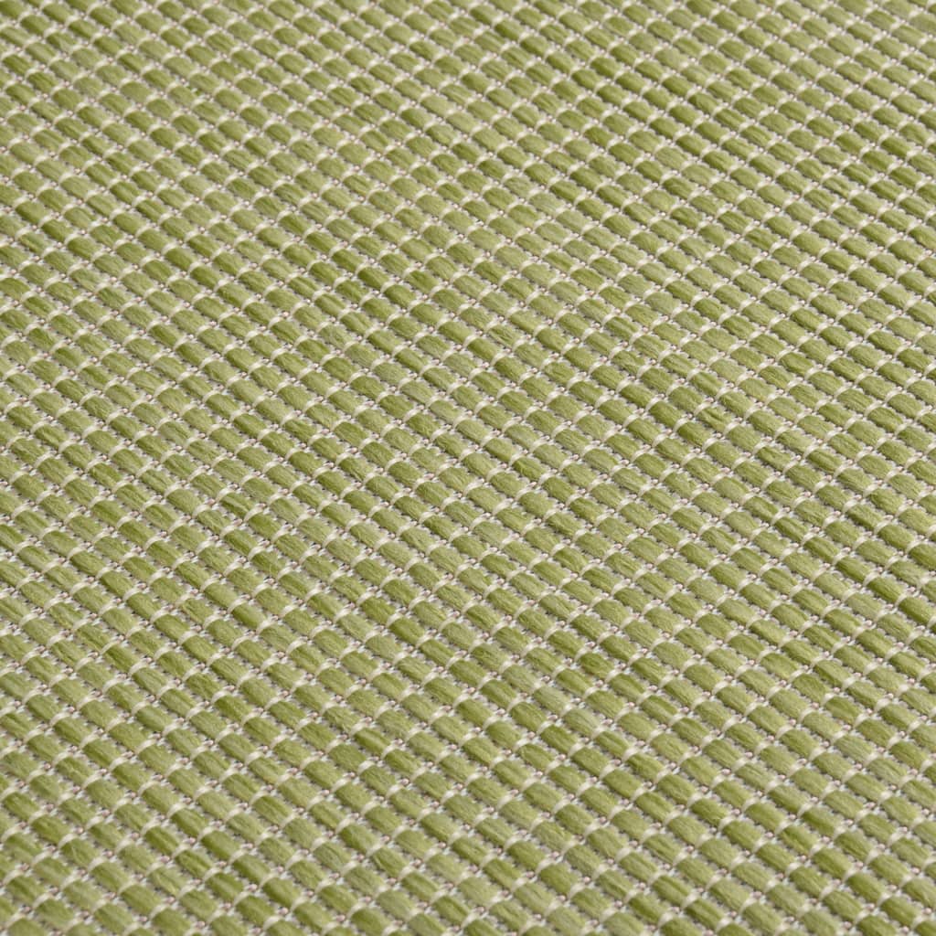 Ulkomatto Flatweave 200x280 cm vihreä - Sisustajankoti.fi
