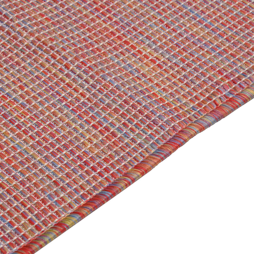 Ulkomatto Flatweave 100x200 cm punainen - Sisustajankoti.fi